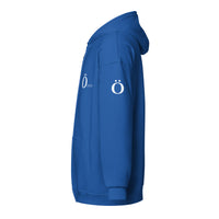 Ödhram heavyweight unisex zip hoodie